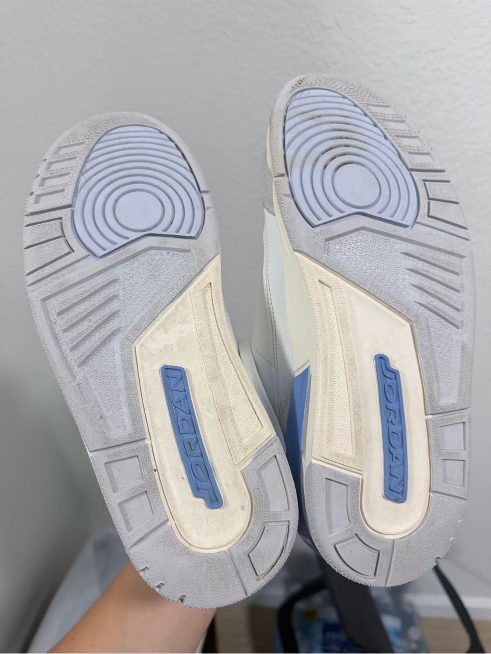 Jordan retro 3 white and blue - Picture 9 of 9